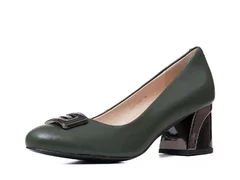 Pantofi Epica dama verzi din piele naturala